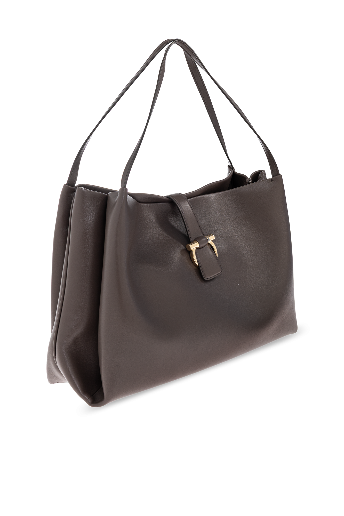トートバッグ Ferragamo Leather Shoulder Bag Salvatore Ferragamo Amy Medium Top Zip Shoulder Tote Bag